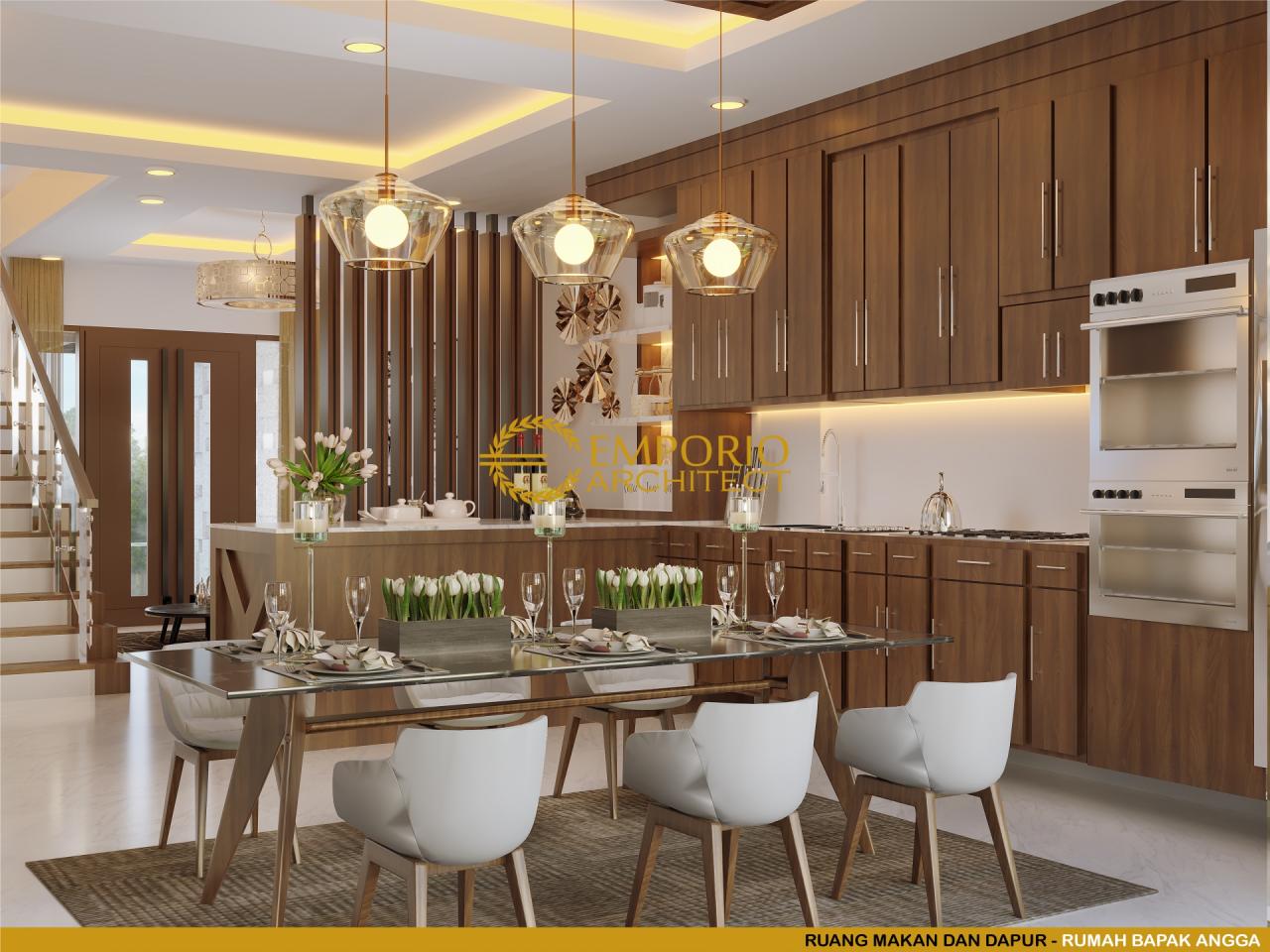 Desain Ruang Makan dan Dapur Rumah Bapak Angga di Surabaya, Jawa Timur 5