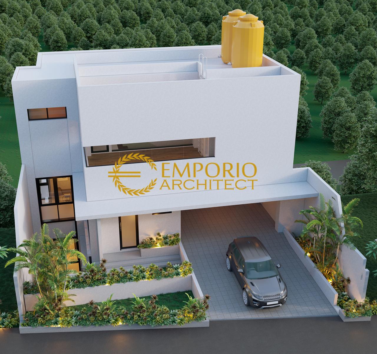 Desain Masterplan Belakang Rumah Modern 3 Lantai Ibu Connie di Bogor, Jawa Barat 4