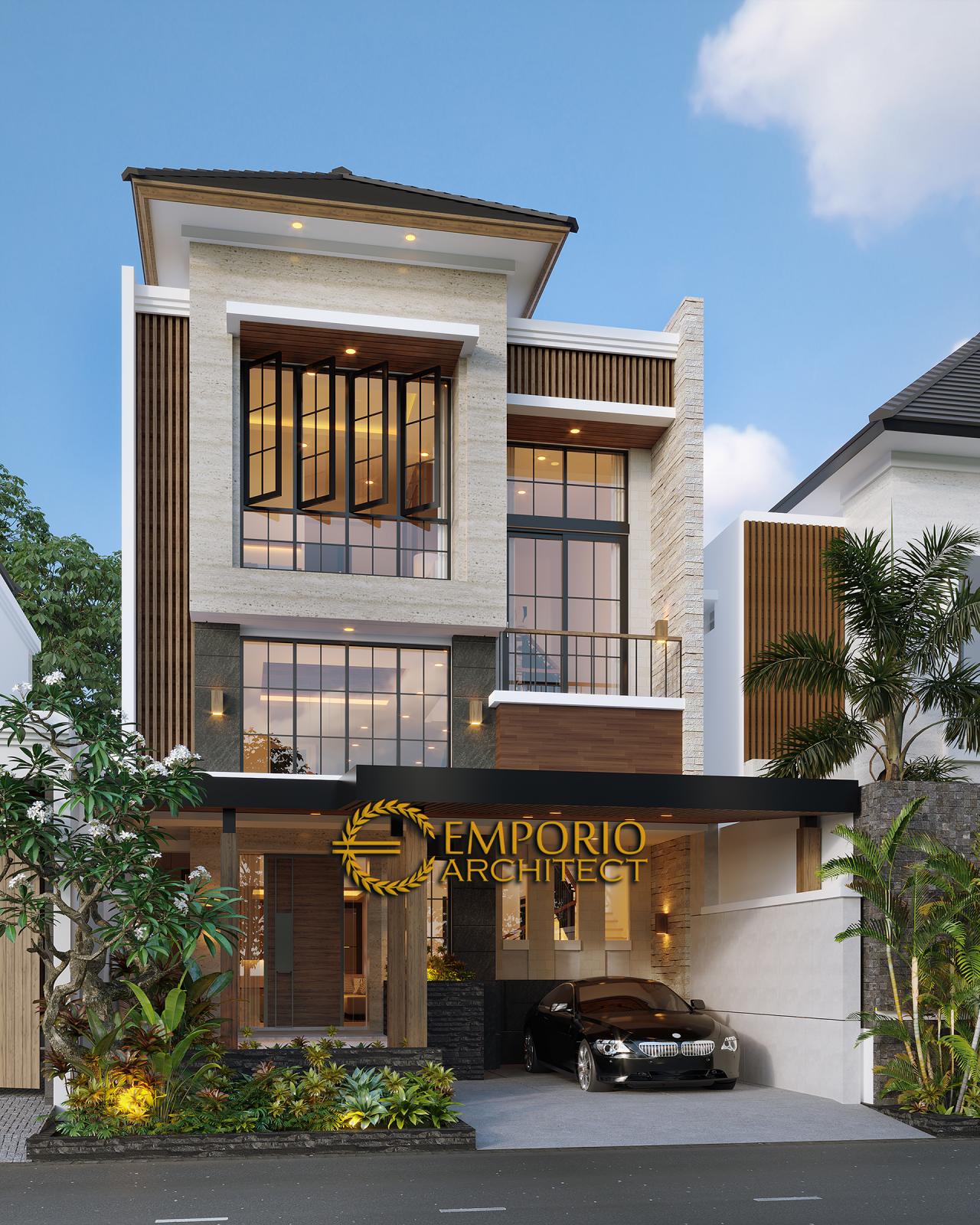 Desain Rumah Modern 3 Lantai Ibu Eli di Bekasi, Jawa Barat