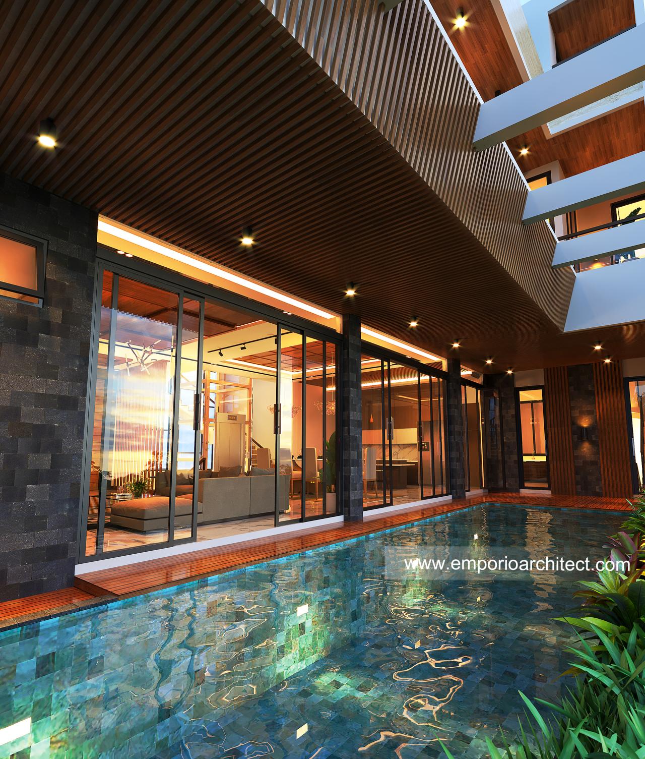 Mrs. CND 996 Modern House 3.5 Floors Design - Jakarta Barat 13435 ...