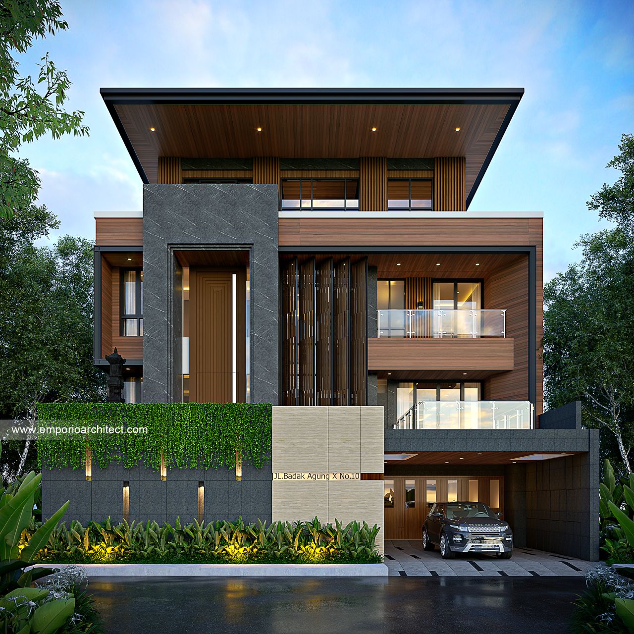 Gambar Desain Rumah Modern 4 Lantai Bapak dr. PR 2063 di  Denpasar, Bali