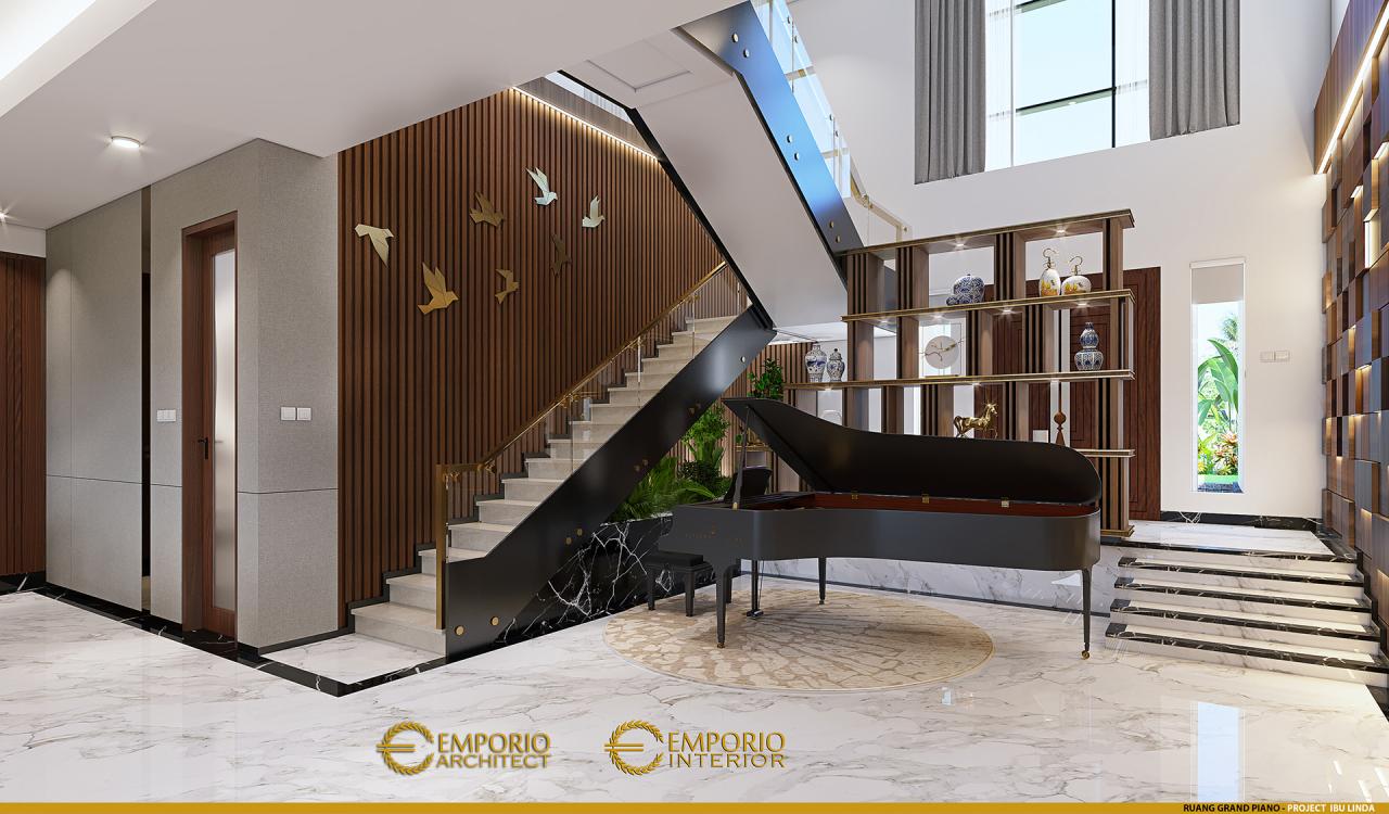 #stairdesign - Mrs. Linda Modern House 4 Floors Design - Kotabaru