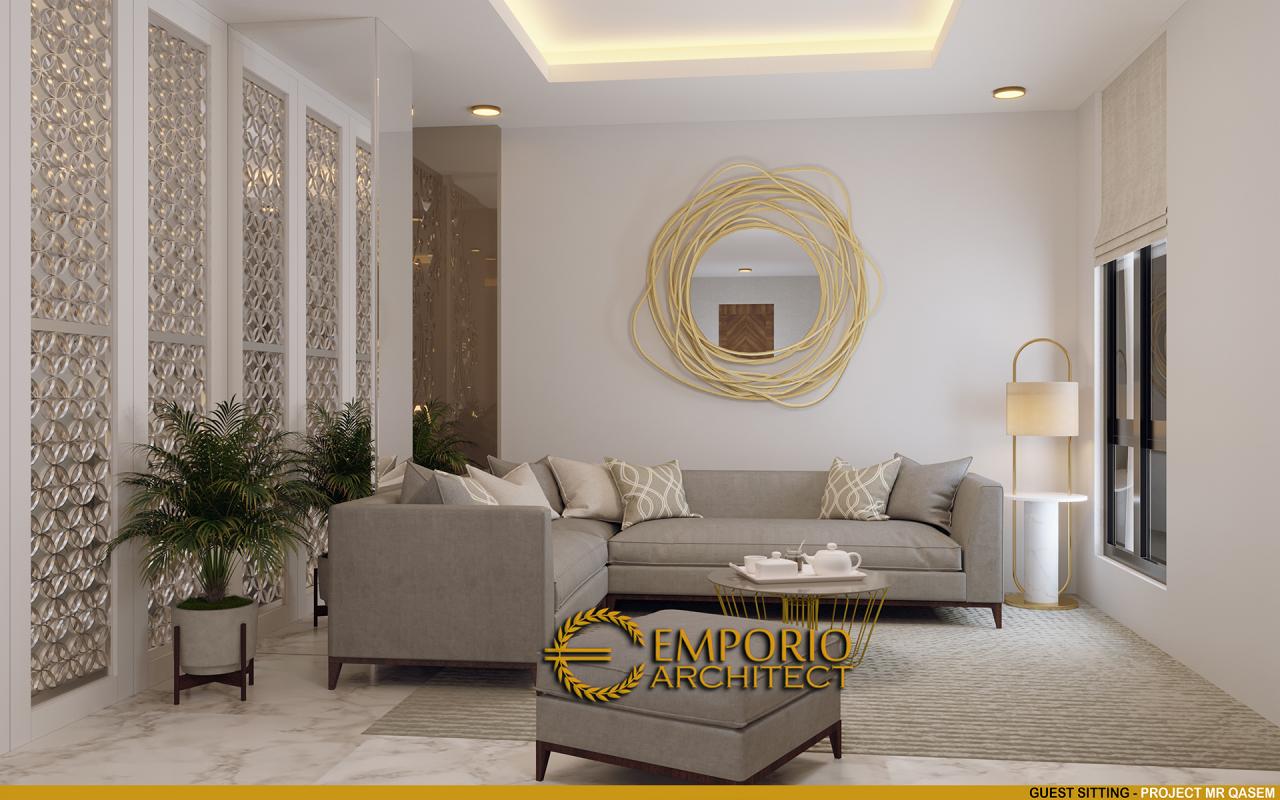 Desain Guest Sitting Rumah Modern 4 Lantai Mr. Qasem di Arab Saudi 8