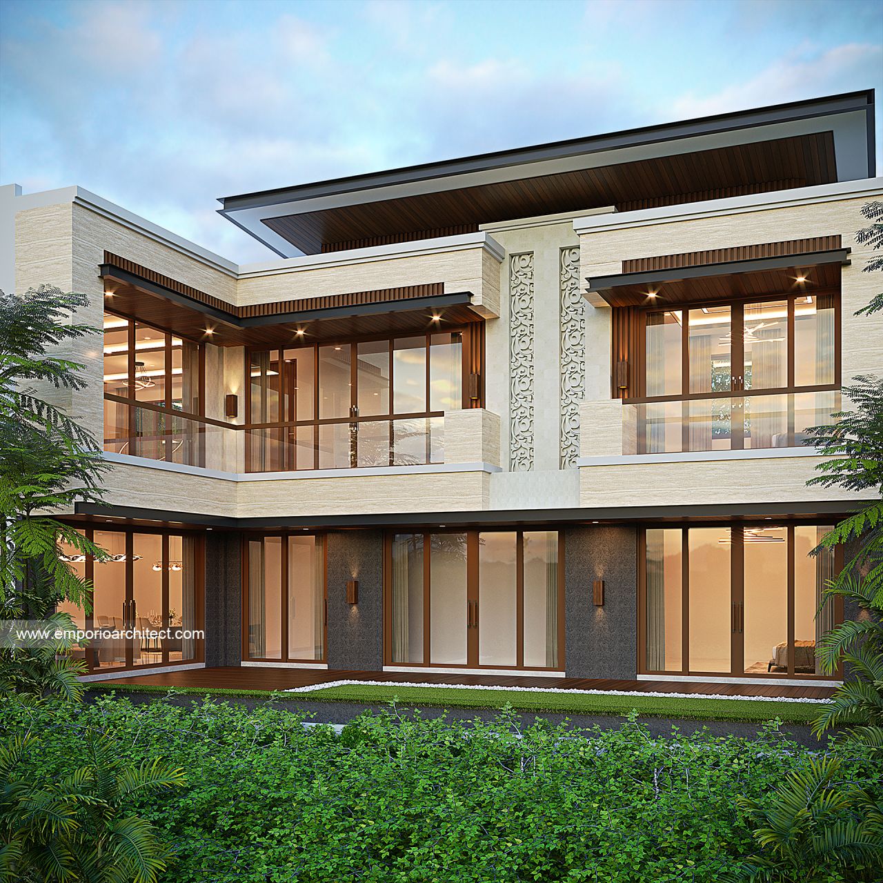 Mrs. NND Modern Villa Bali House 3 Floors Design - Medan 44431 - 3 ...