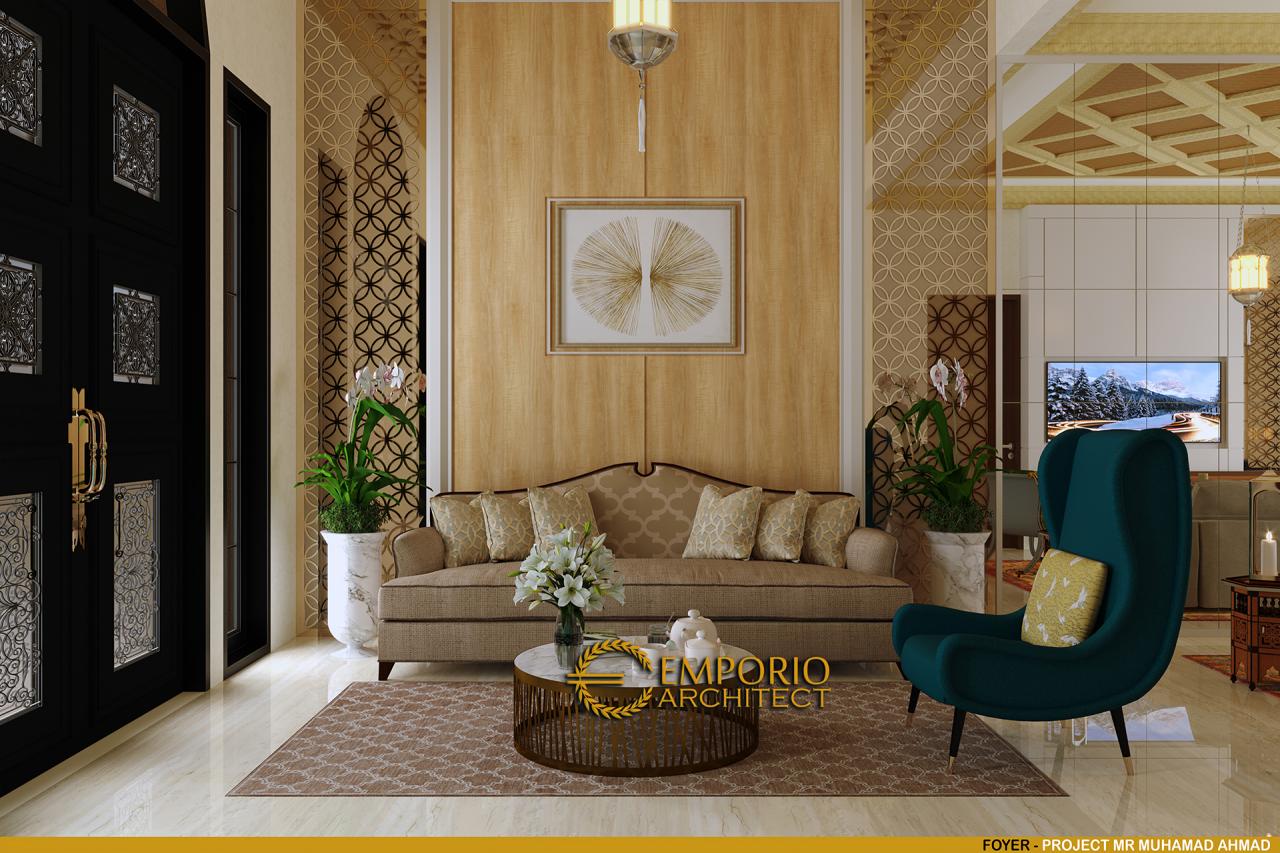 Desain Foyer Rumah Moroccan Style 1.5 Lantai Bapak M. Ahmad di Cirebon, Jawa Barat 9