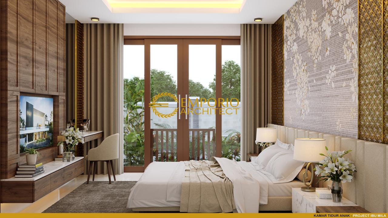 Desain Kamar Tidur Anak Rumah Tradisional 1 Lantai Ibu Mila di Jambi 10