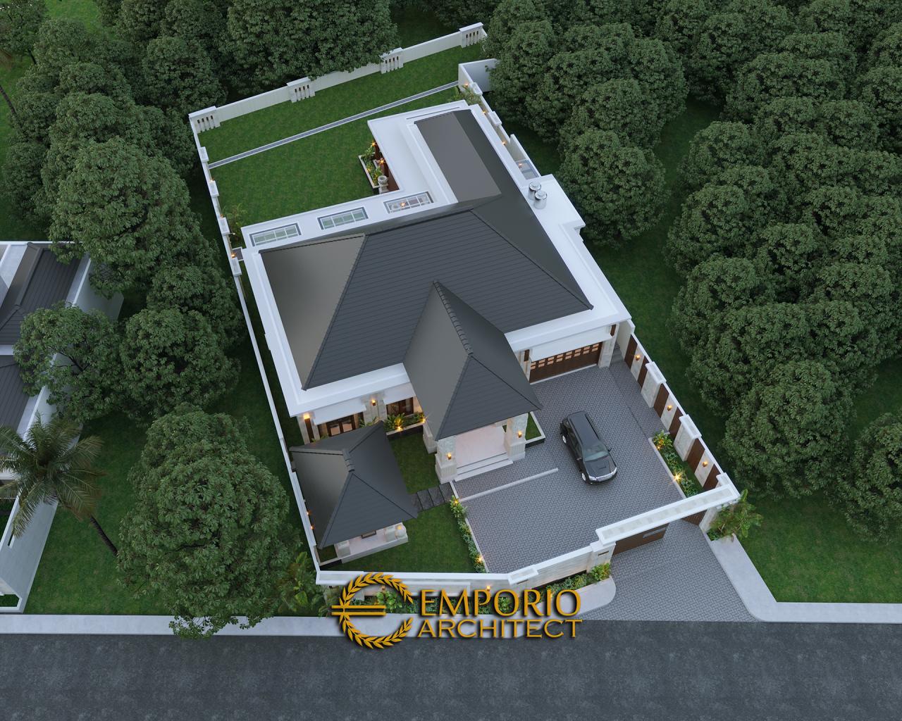 Desain Master Plan Rumah Villa Bali 1 Lantai Bapak Ayat di Serang, Banten 4