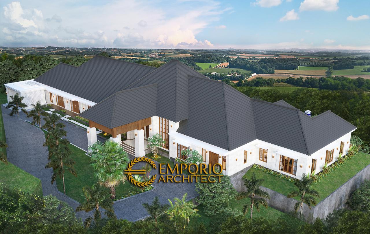Desain Exterior 7 Rumah Villa Bali 1 Lantai Mr. D di Bukittinggi, Sumatera Barat 7