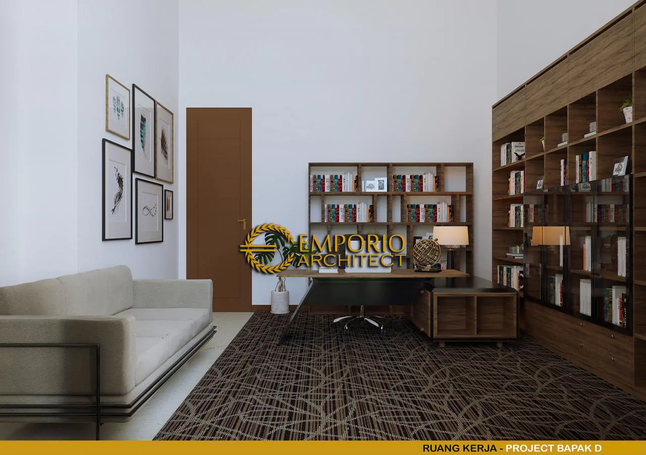 Desain Ruang Kerja Rumah Villa Bali 1 Lantai Mr. D di Bukittinggi, Sumatera Barat 11851