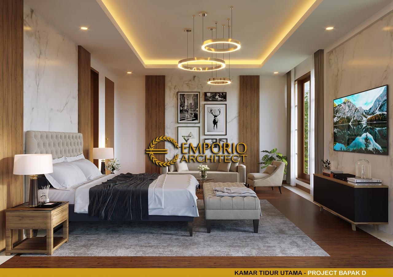 Desain Kamar Tidur Utama Rumah Villa Bali 1 Lantai Mr. D di Bukittinggi, Sumatera Barat 19