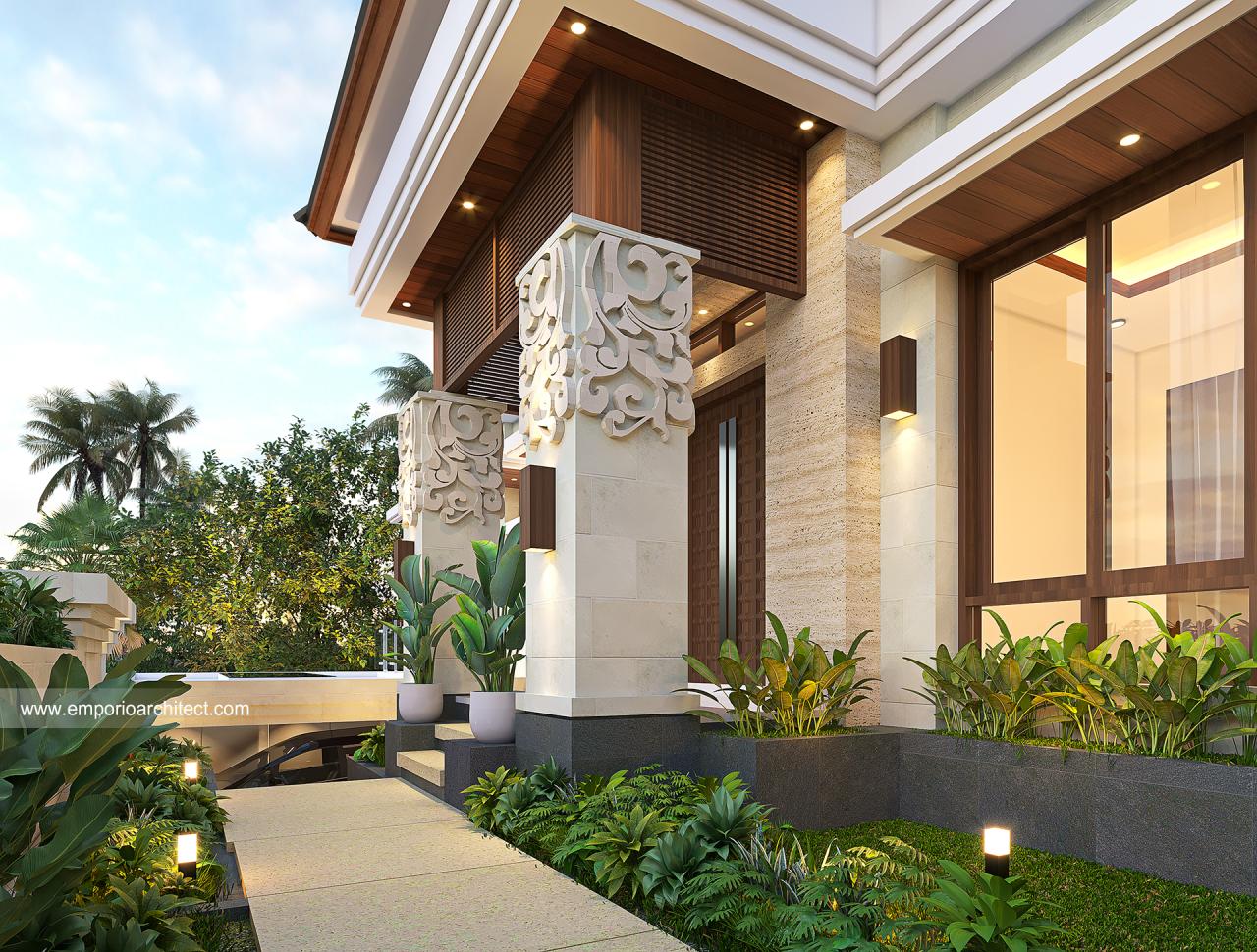 dr. Rudi Villa Bali House 1.5 Floors Design - Jambi 23595 - Pillar Design