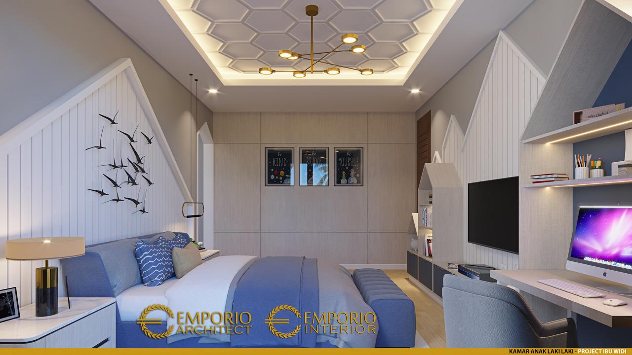 Desain Rumah Villa Bali 2 Lantai Ibu Widi Di Bandung Jawa Barat