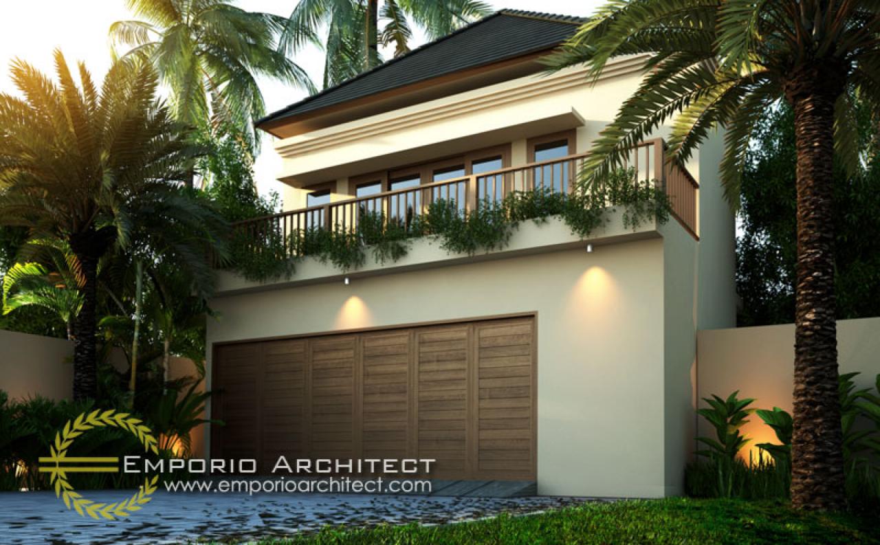 Desain Exterior 2 Villa Style Villa Bali 2 Lantai Bapak Gung Suryo di Gianyar, Bali 2