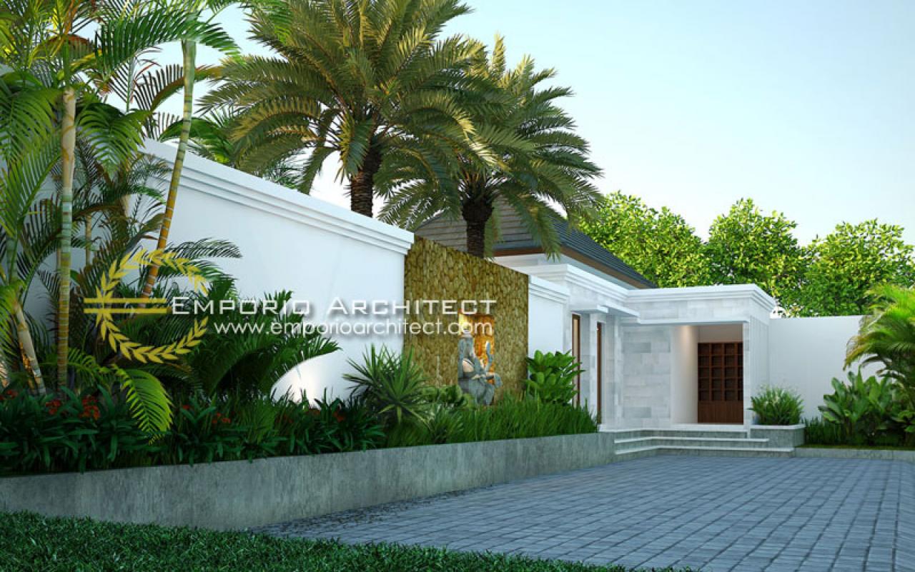 Desain Exterior 3 Villa Style Villa Bali 1 Lantai Bapak Gede Agus di Bali 3