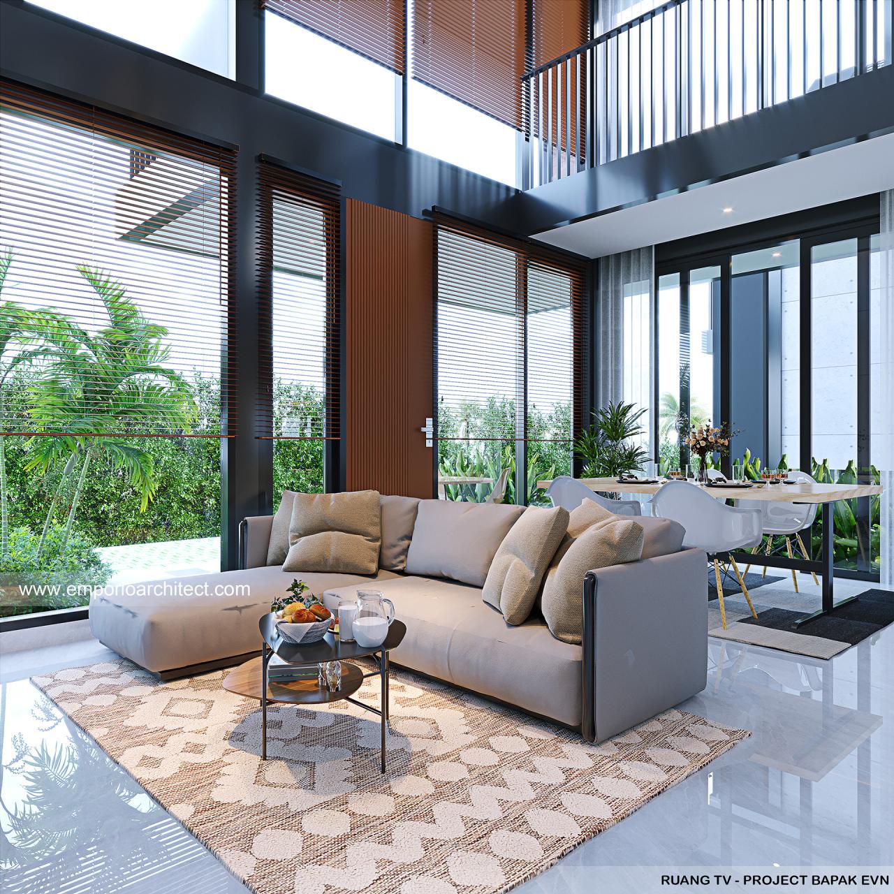 Mr. EV 1662 Modern Villa 2 Floors Design - Bogor 35267 - Interior Villa ...
