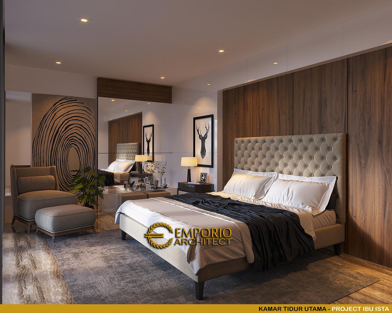 Material dan warna kayu untuk kesan hangat