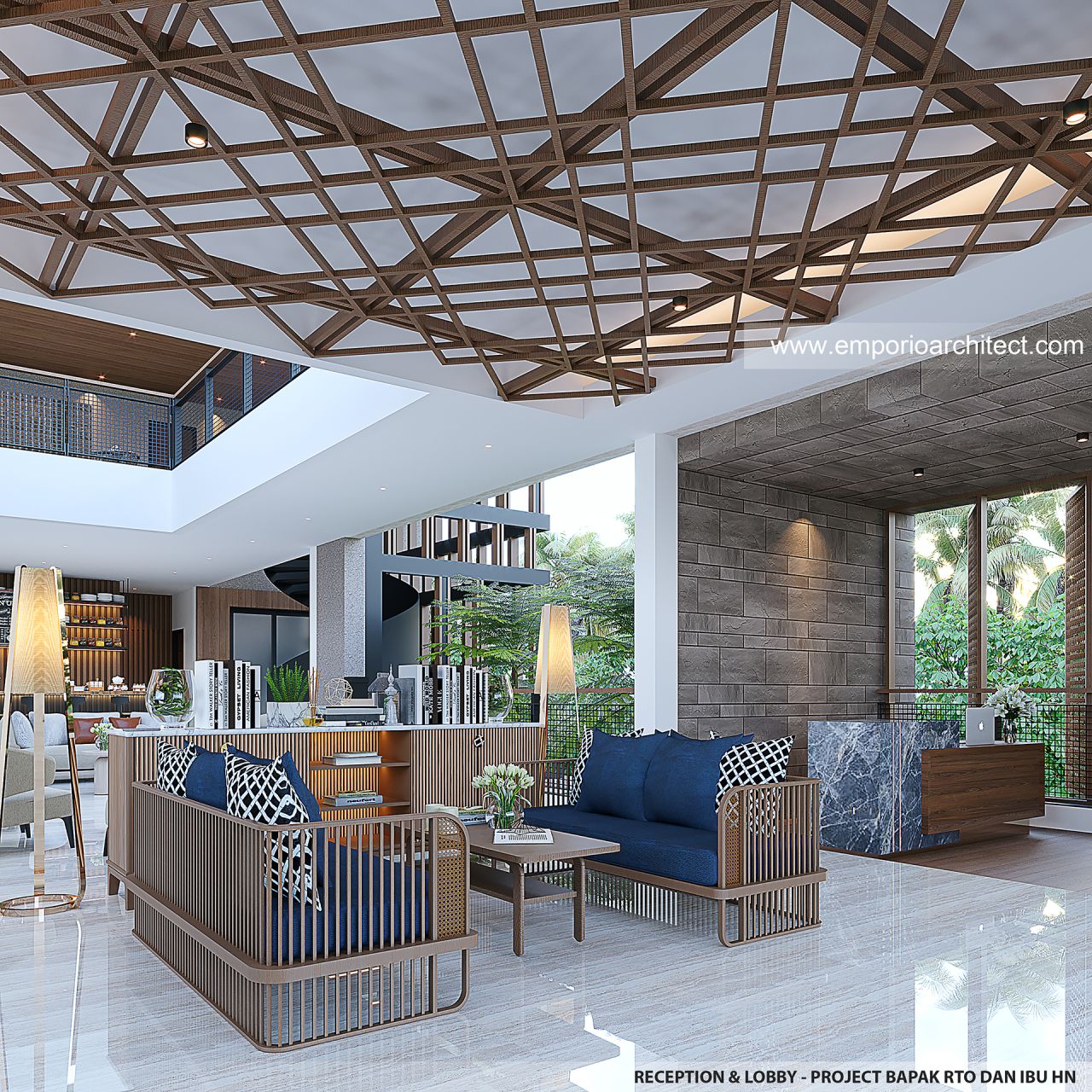 Mr. RTO 2005 and Mrs. HN Modern Villa 3 Floors Design - Bogor 44463 ...