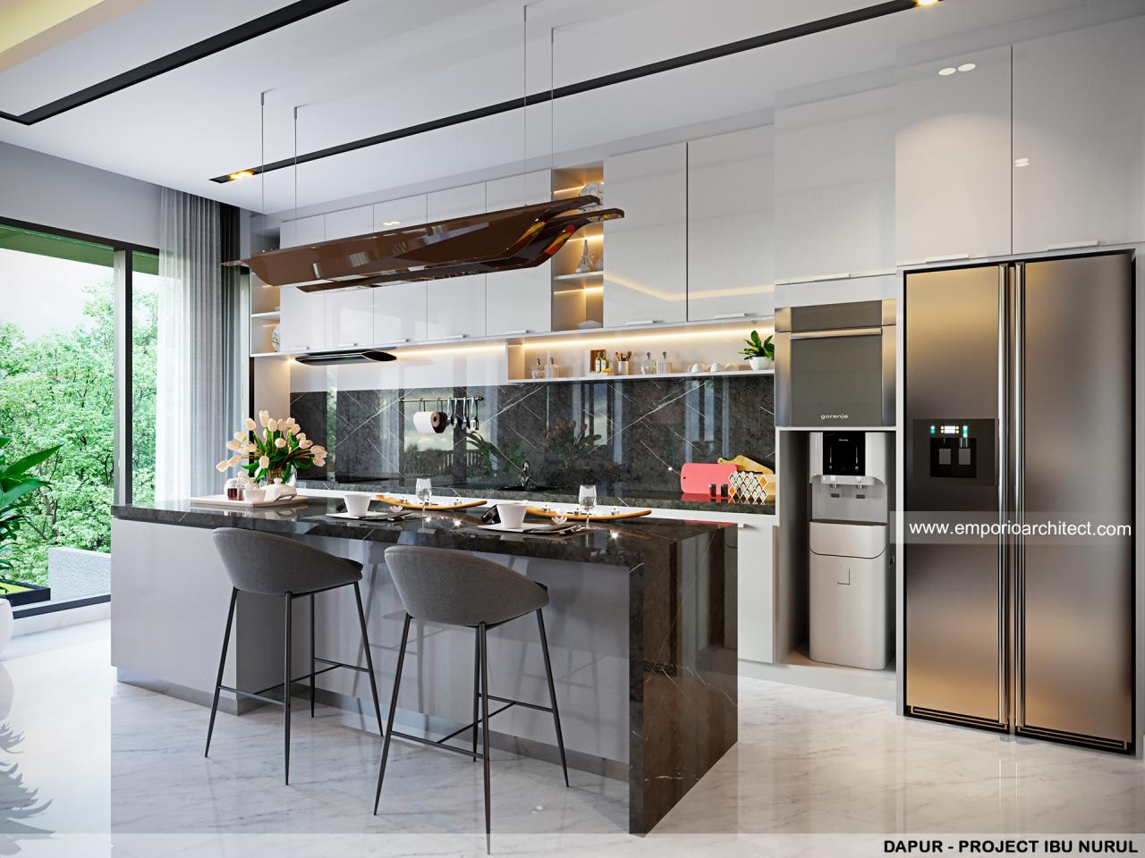 Mrs. Nurul Modern Villa 3 Floors Design - Bogor 23194 - Interior Villa ...