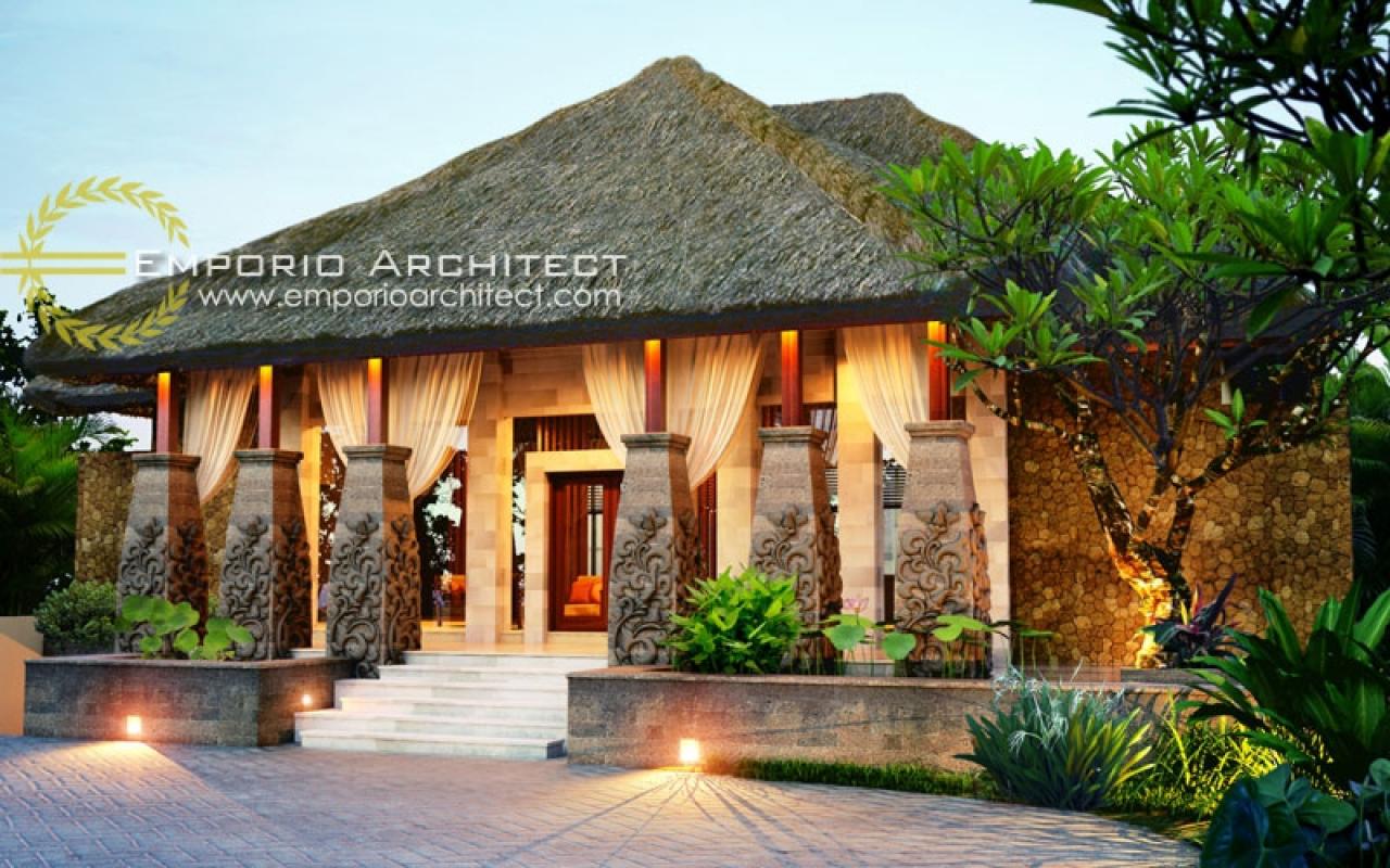 Desain Exterior 1 Zen Spa Style Villa Bali 1 Lantai di Nusa Dua, Bali 1