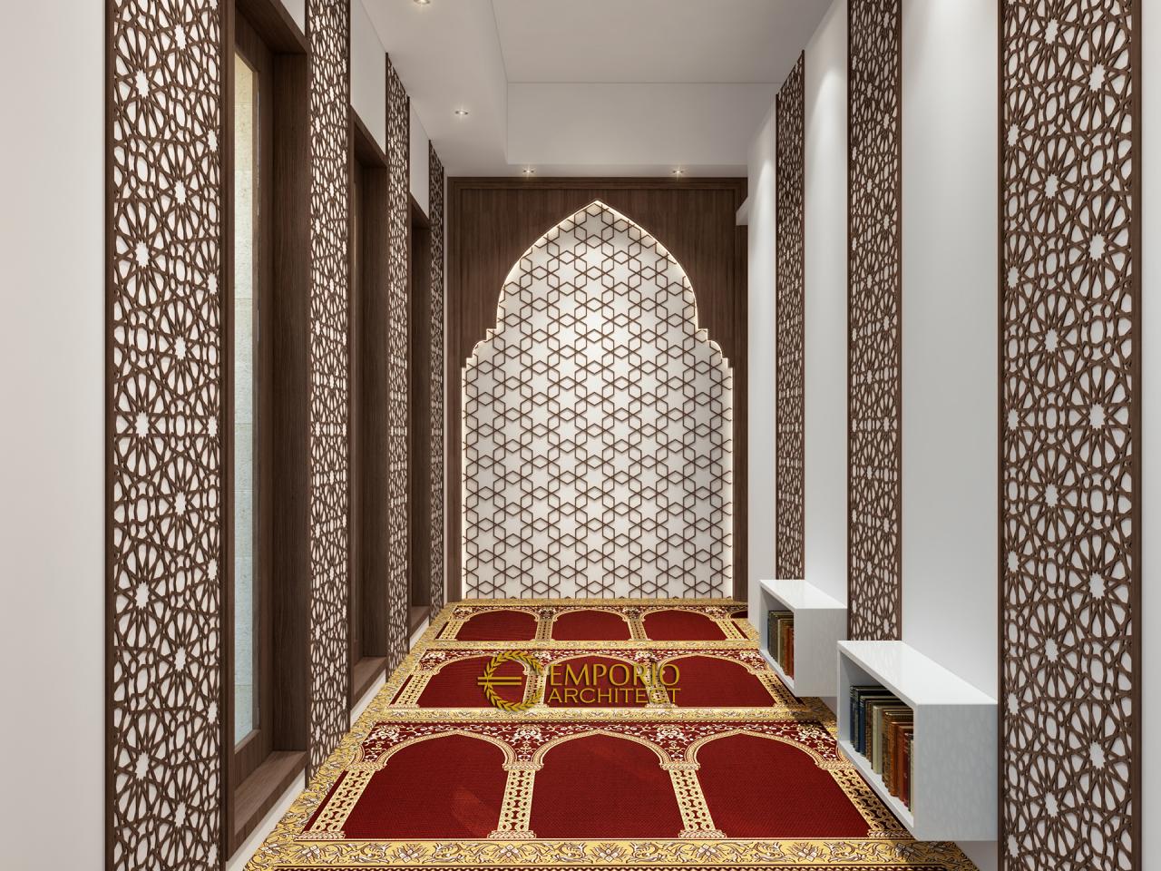 Desain Mushola Rumah Villa Bali 1 Lantai Bapak Farizal II di Aceh 6