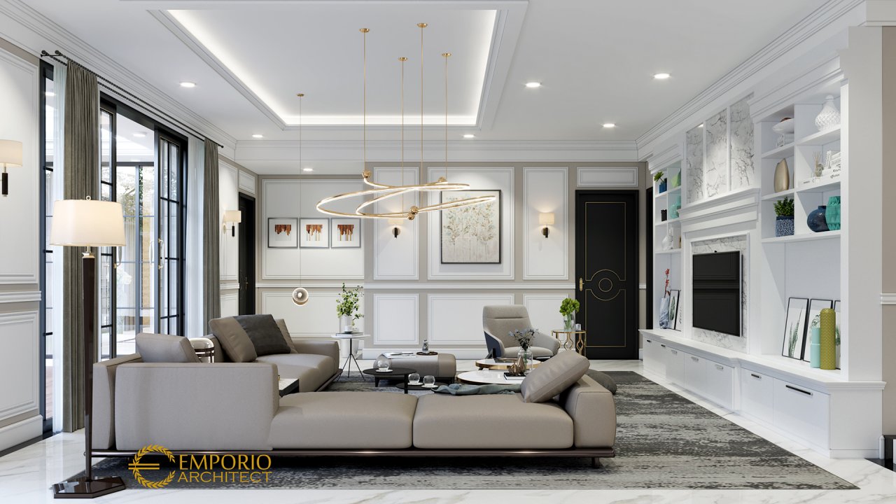 Desain Ruang Keluarga Rumah Ibu Olivia di Aceh 3