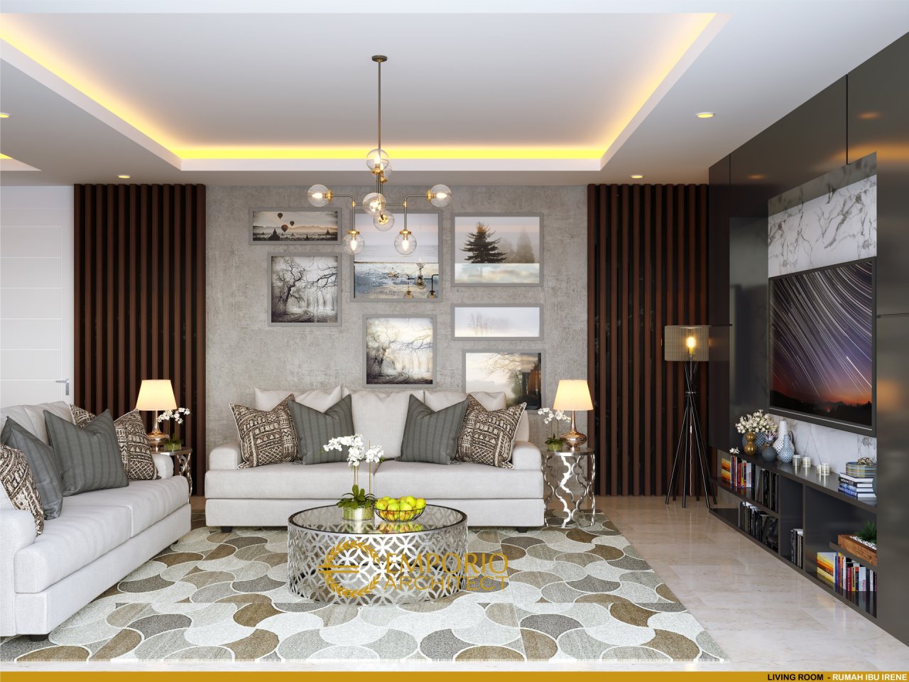 Desain Ruang Keluarga Rumah Ibu Irene di Badung, Bali 4