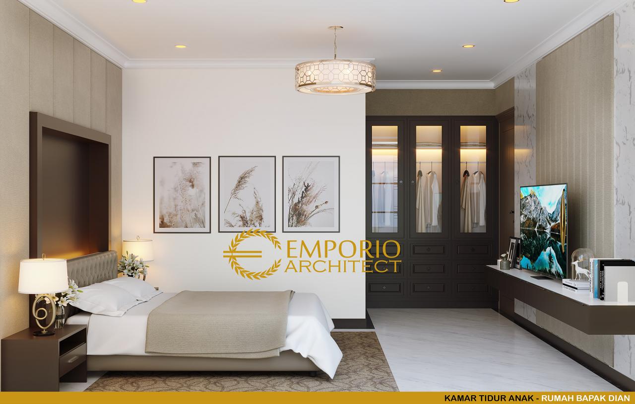 Desain Kamar Tidur Anak Rumah Classic Bandoeng Tempoe Doeloe 2 Lantai Bapak Dian di Bandung, Jawa Barat 9