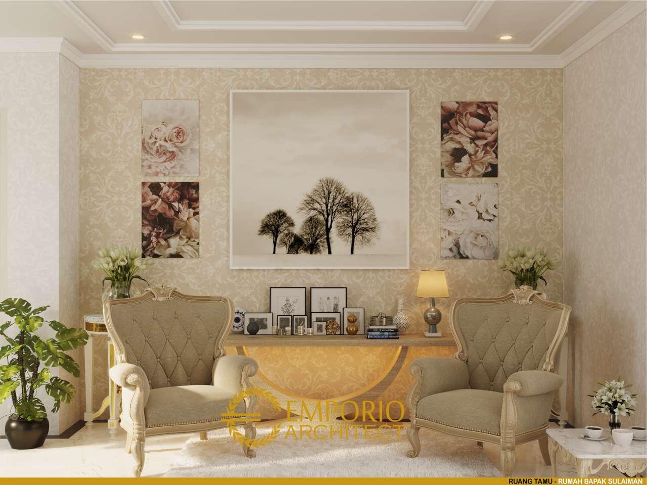 Desain Ruang Tamu Rumah Hook Classic 3.5 Lantai Bapak Sulaiman di Bandung, Jawa Barat 5