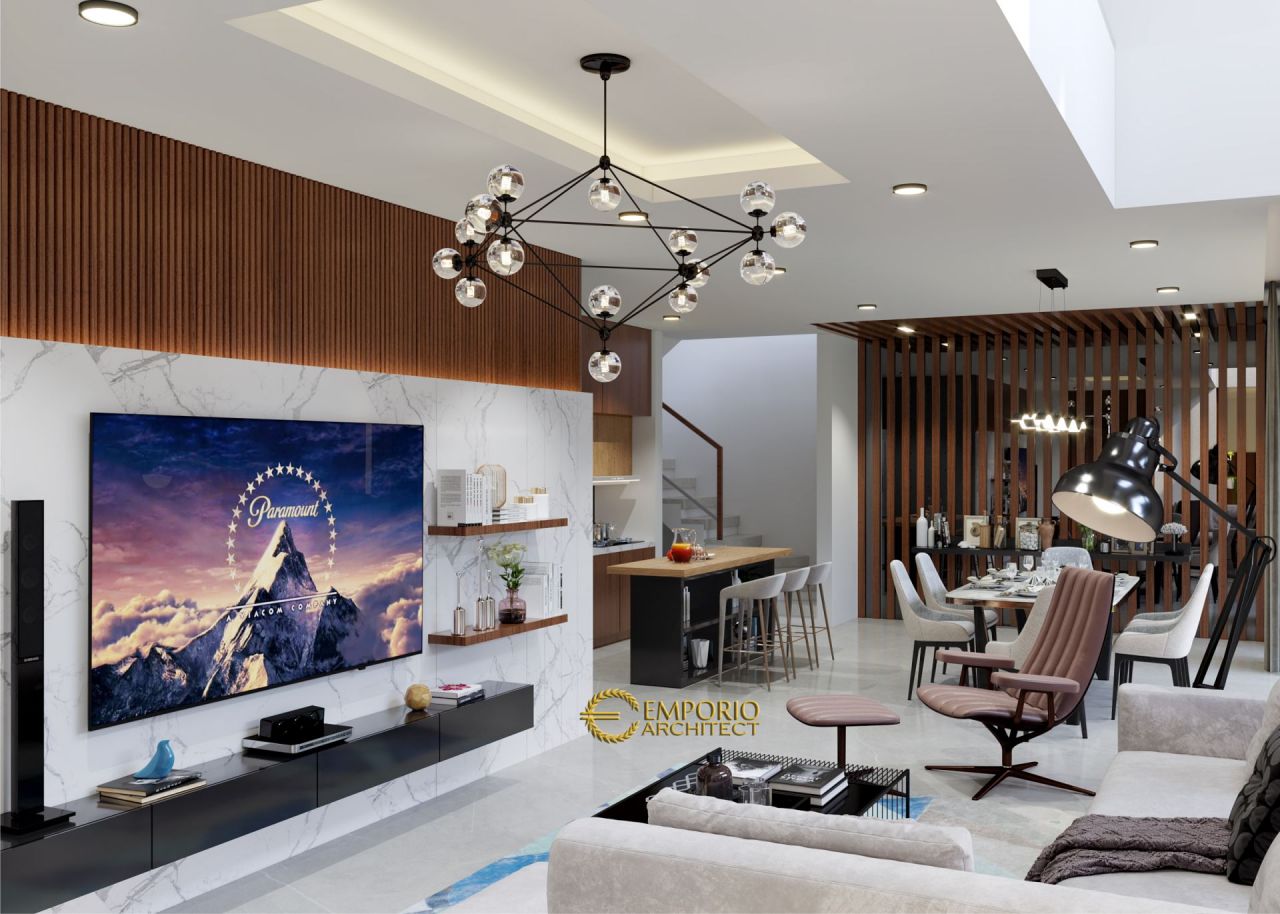 Desain Ruang Keluarga Rumah Bapak Ruli di Bandung, Jawa Barat 3
