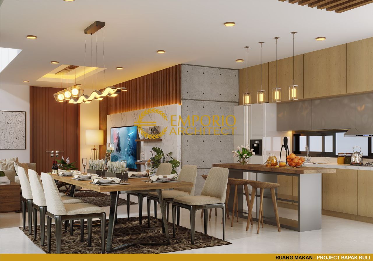 Desain Ruang Makan Rumah Bapak Ruli di Bandung, Jawa Barat 6