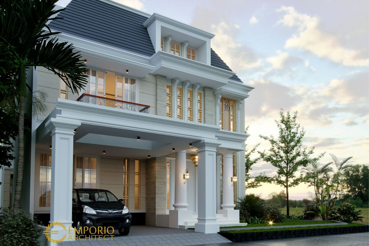 Desain Rumah Classic 2.5 Lantai Bapak Anas di Banten 3