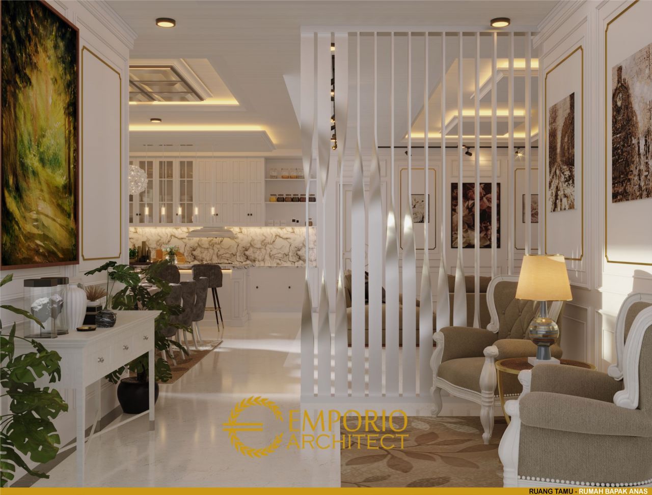 Desain Ruang Tamu Rumah Bapak Anas di Banten 5