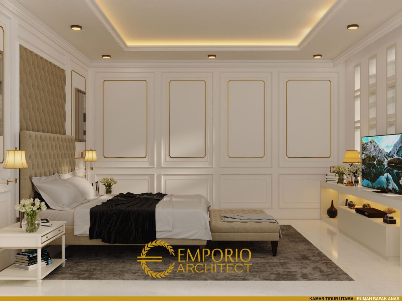 Desain Kamar Tidur Rumah Bapak Anas di Banten 10