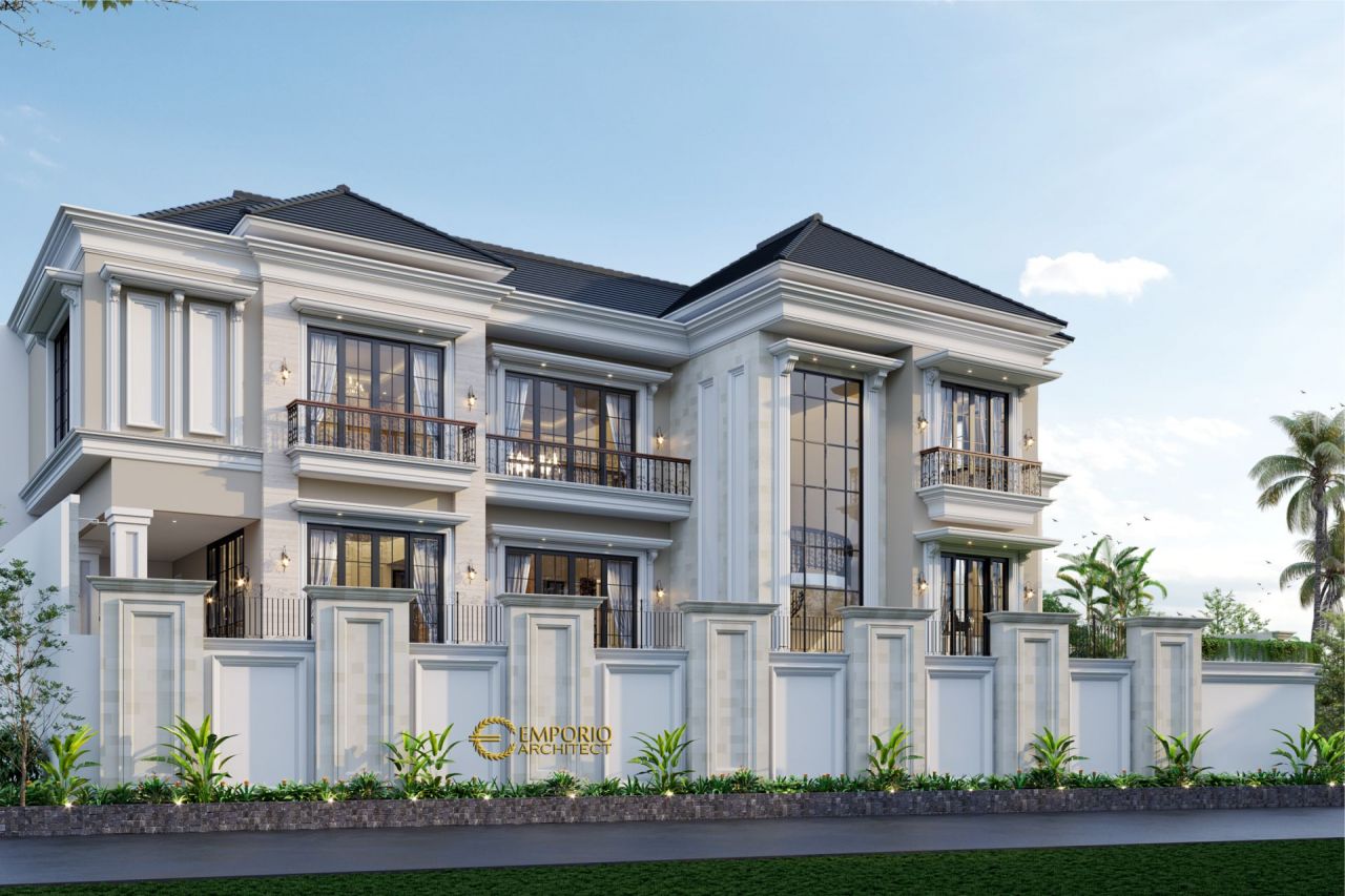 Desain Rumah Classic 2.5 Lantai Ibu Soraya di Bekasi, Jawa Barat 3