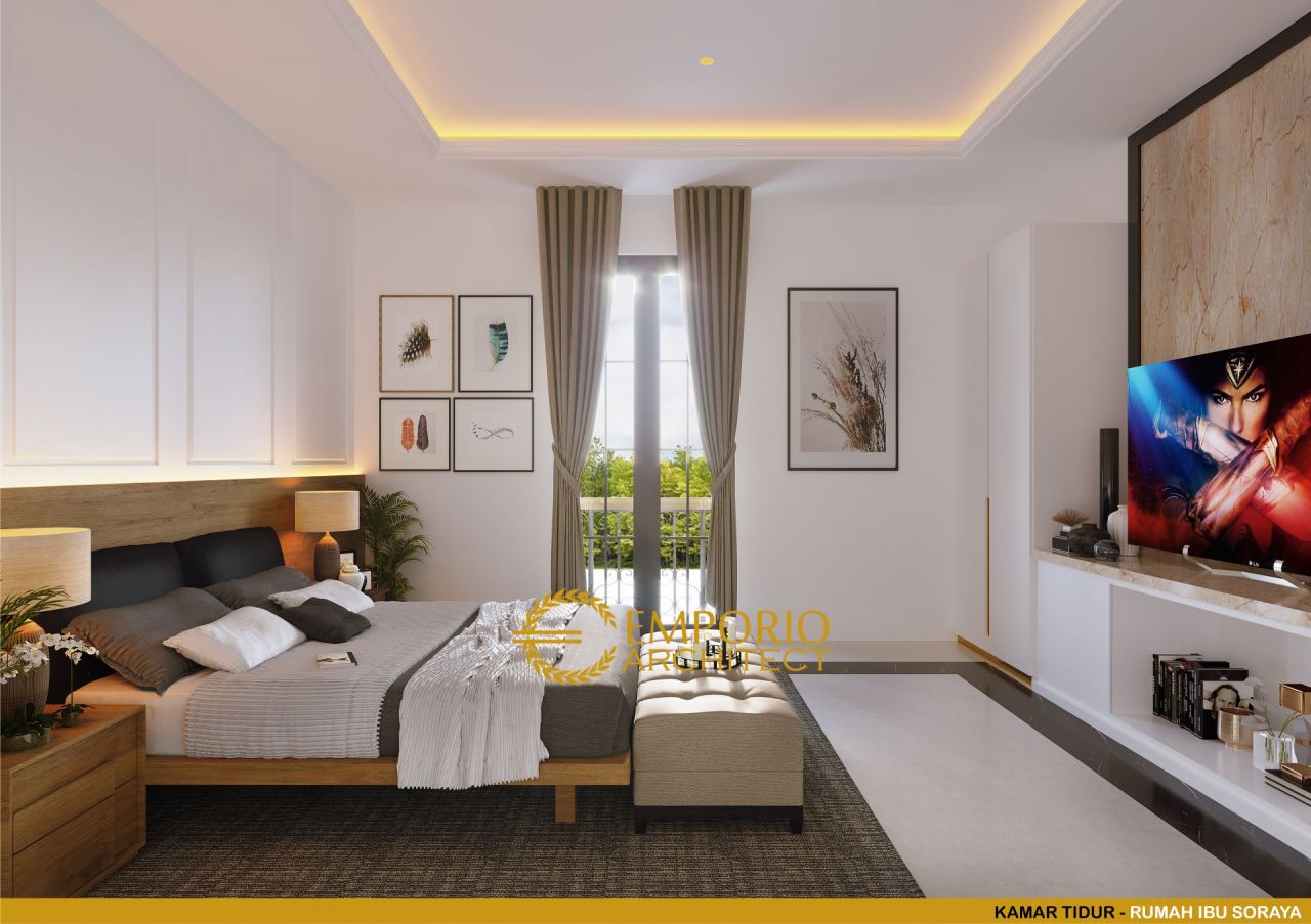 Desain Kamar Tidur Rumah Ibu Soraya di Bekasi, Jawa Barat 7