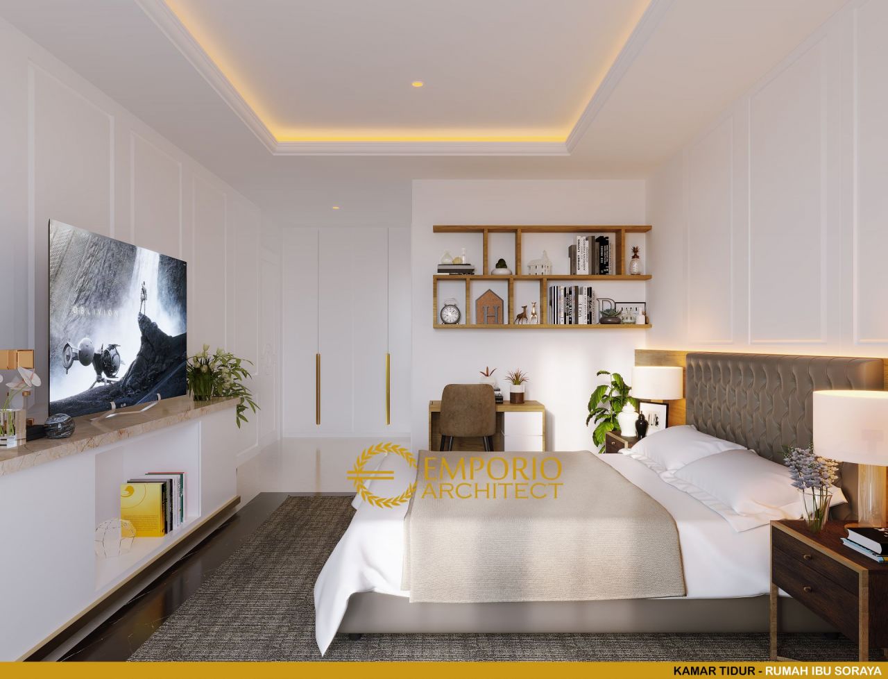 Desain Kamar Tidur Rumah Ibu Soraya di Bekasi, Jawa Barat 10