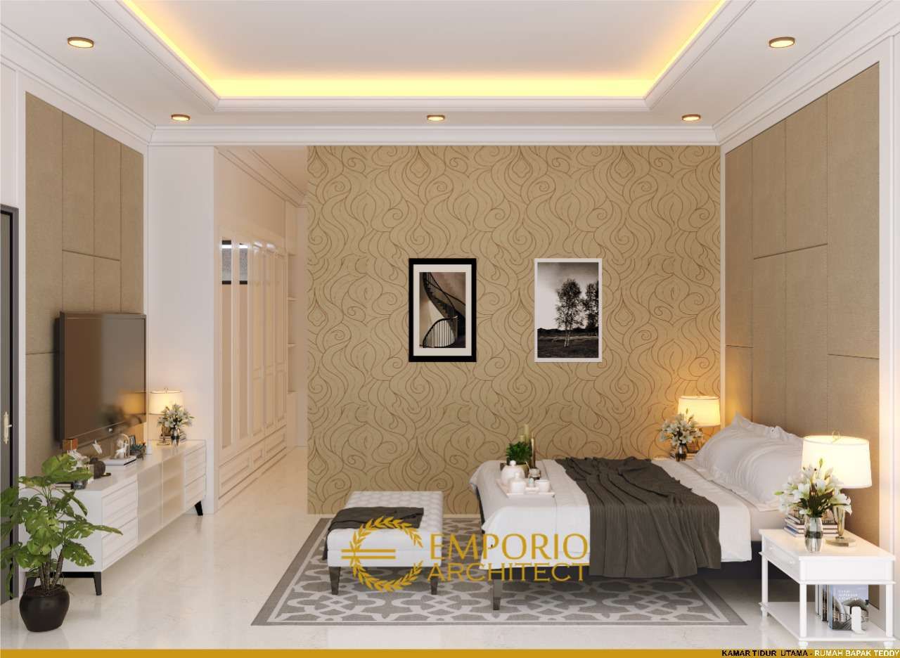 Desain Kamar Tidur Rumah Bapak Teddy di Bekasi, Jawa Barat 10