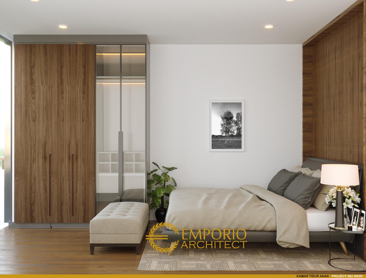 Desain Kamar Tidur Anak Rumah Modern 3 Lantai Ibu Indri di Bekasi, Jawa Barat 10