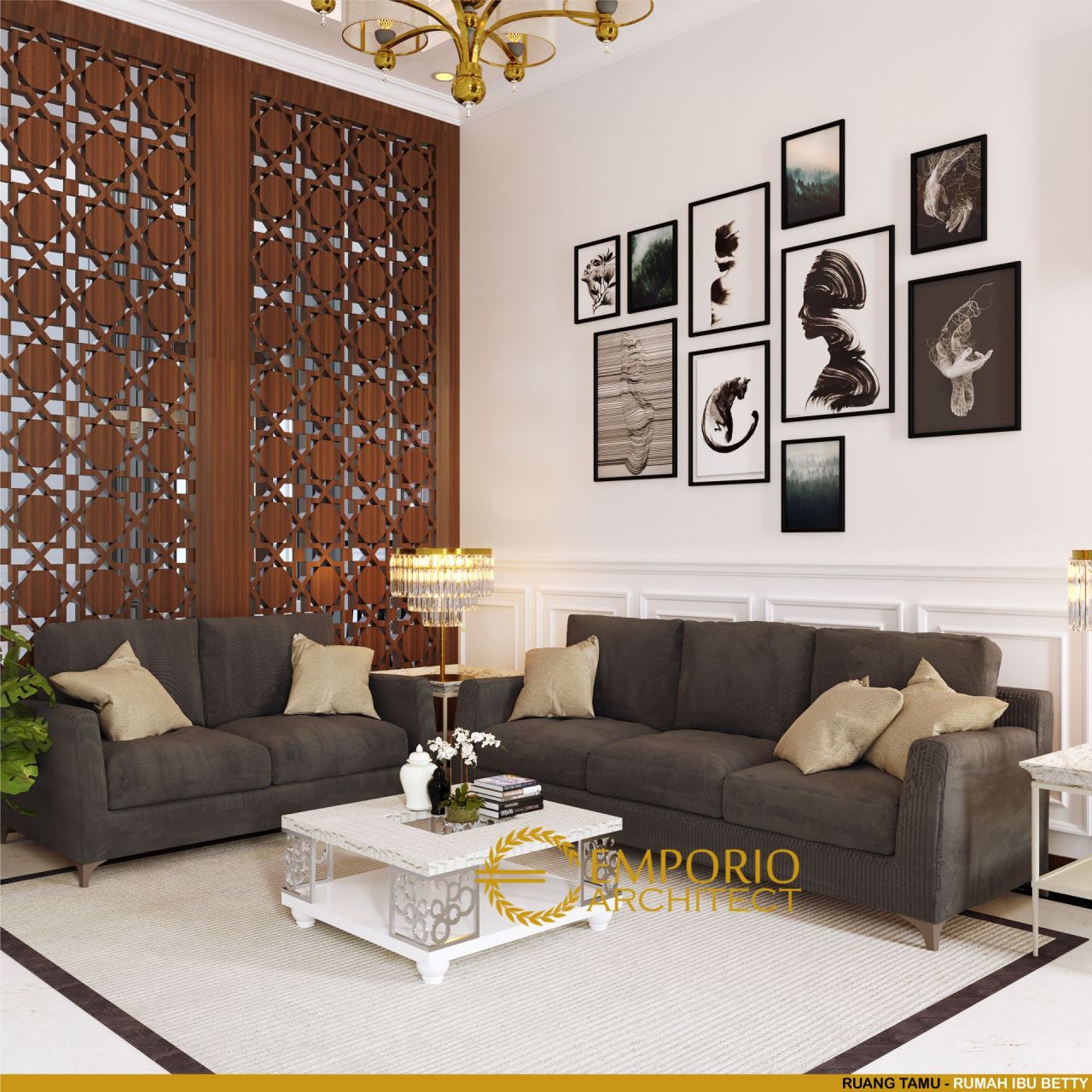 Desain Ruang Tamu Rumah Ibu Betty di Bengkulu 3