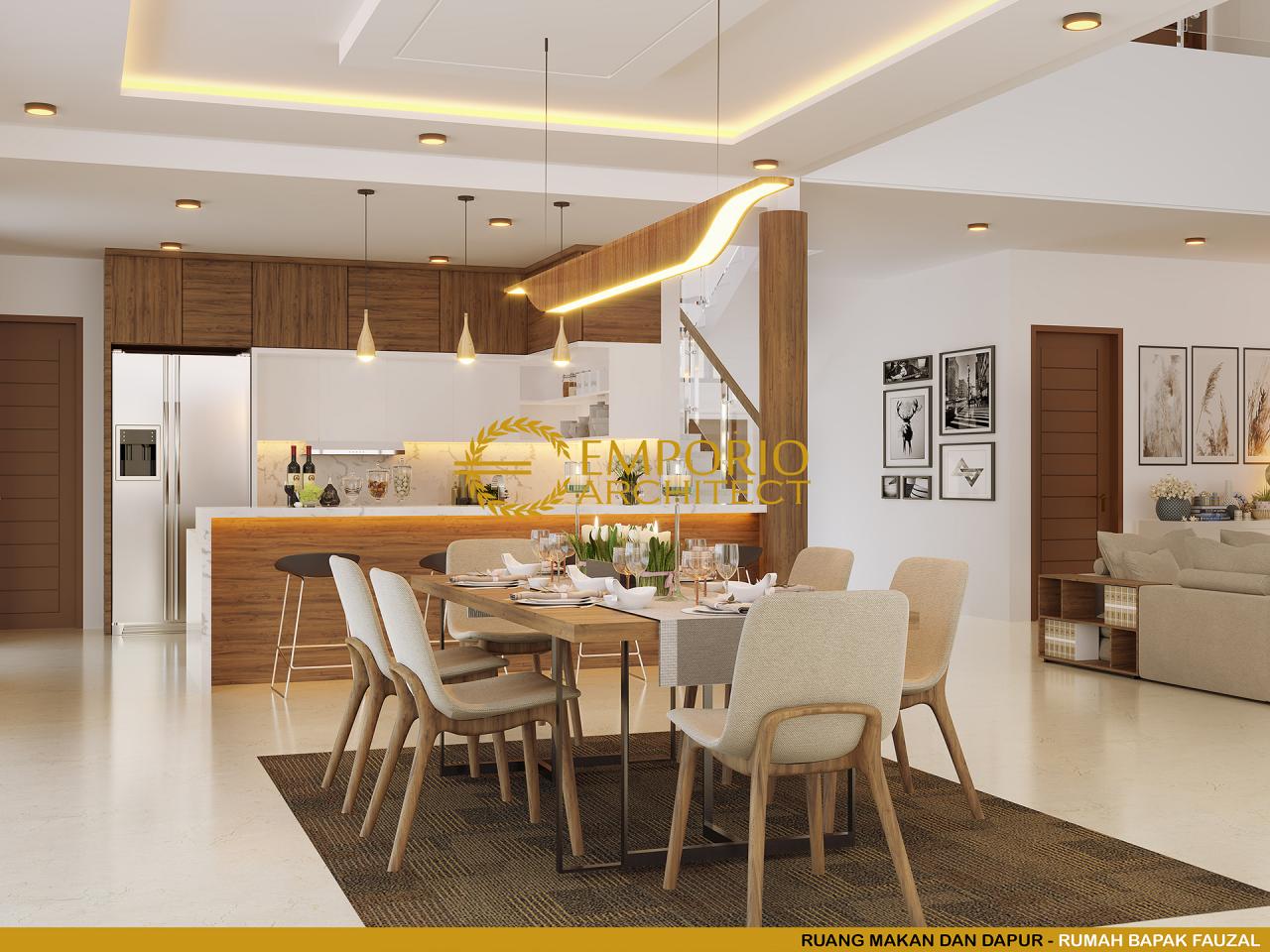 Desain Ruang Makan dan Dapur Rumah Villa Bali 2 Lantai Bapak Fauzal di Bireuen, Aceh 7