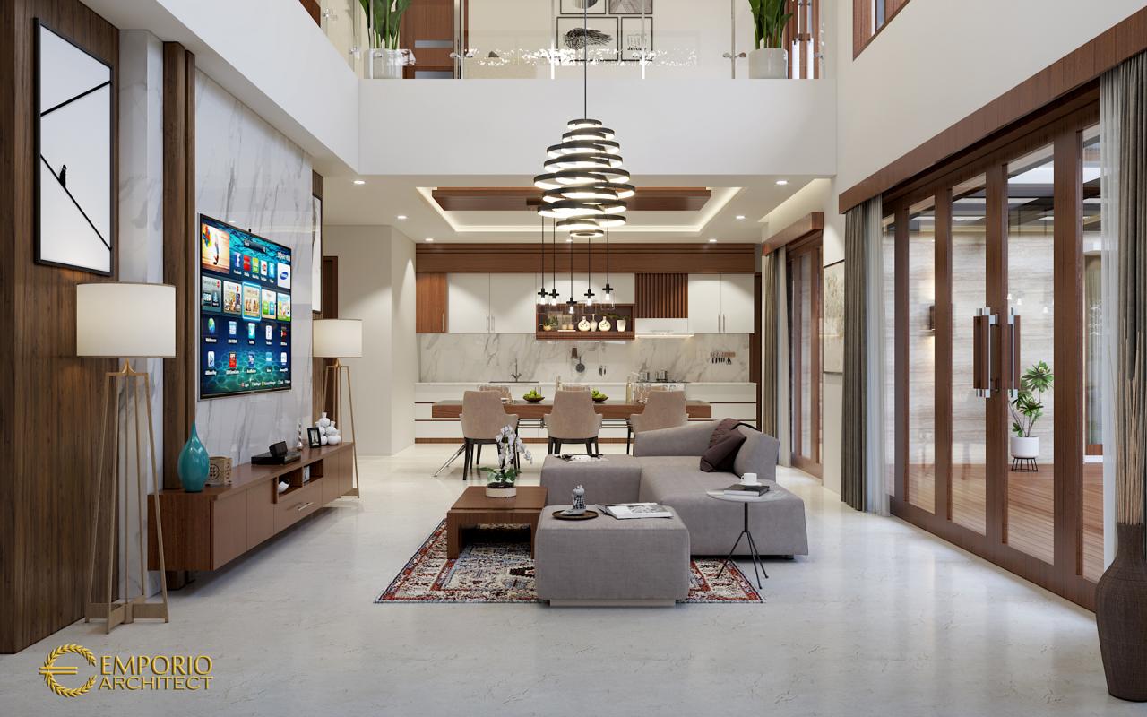 Desain Ruang Keluarga Rumah Modern 2 Lantai Bapak Heri Agung di Blora, Jawa Tengah 3