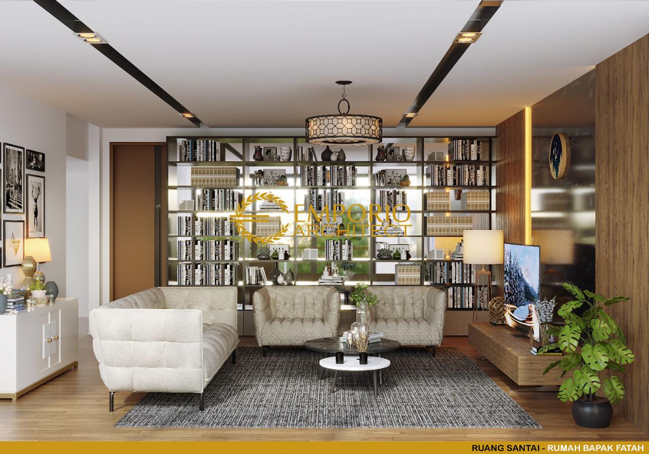 Desain Ruang Santai Rumah Modern 2 Lantai Bapak Fatah di Blora, Jawa Tengah 7
