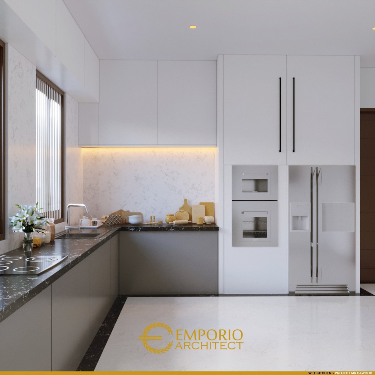 Desain Dapur Rumah Mr. Dawood di Brunei Darussalam 11