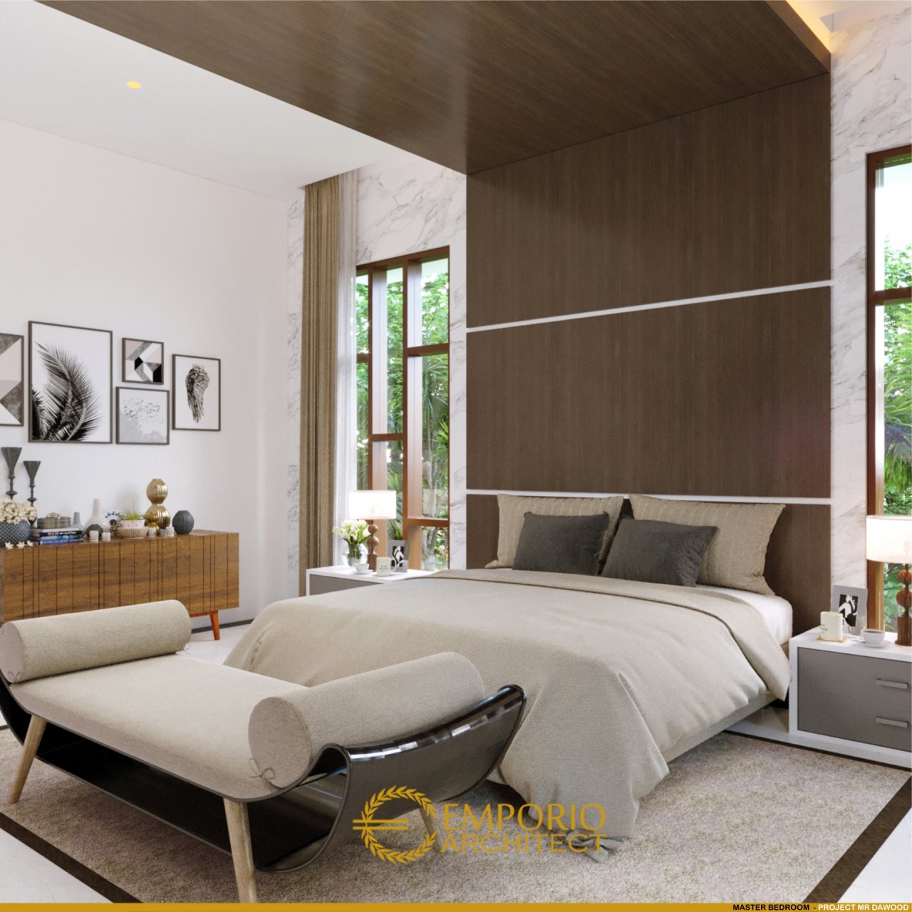 Desain Kamar Tidur Rumah Mr. Dawood di Brunei Darussalam 13