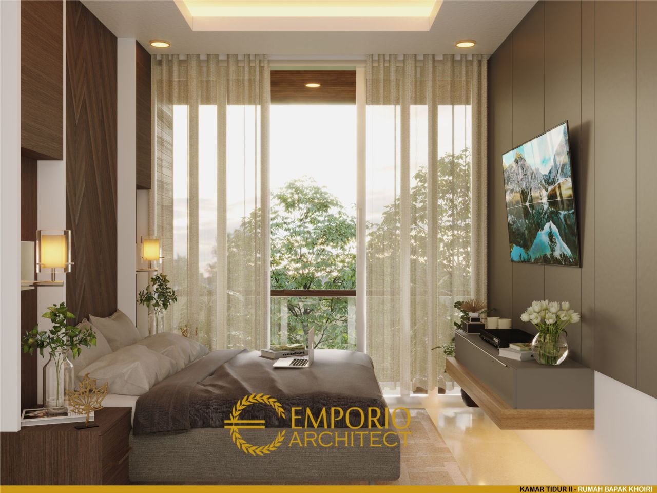 Desain Kamar Tidur Rumah Bapak Khoiri di Cibubur, Bekasi 7