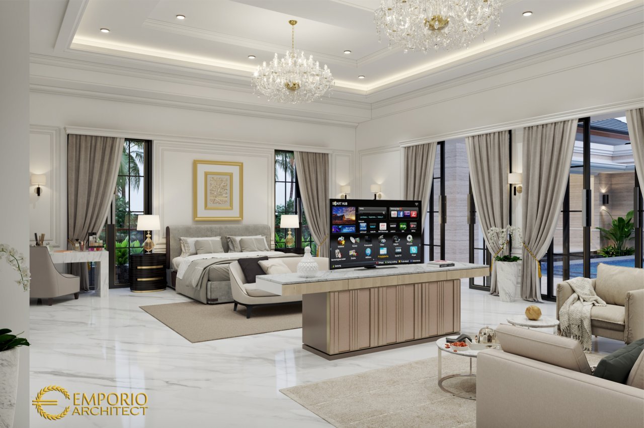 Desain Kamar Utama Rumah Ibu Diana di Cibubur, Ciracas, Jakarta Timur 5