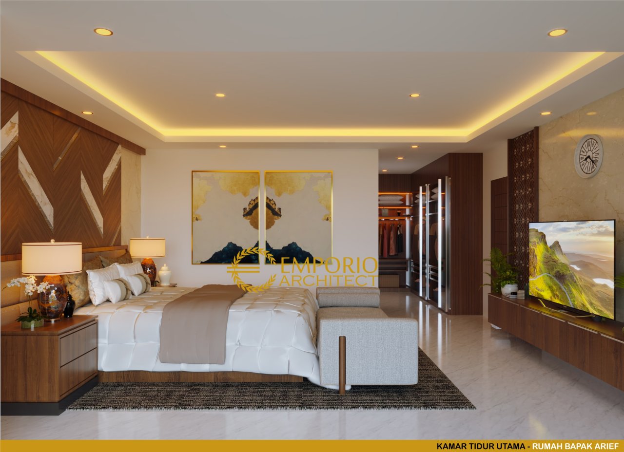 Mr. Arief Villa Bali House 2. Floors Design - Cibubur, Jakarta Timur