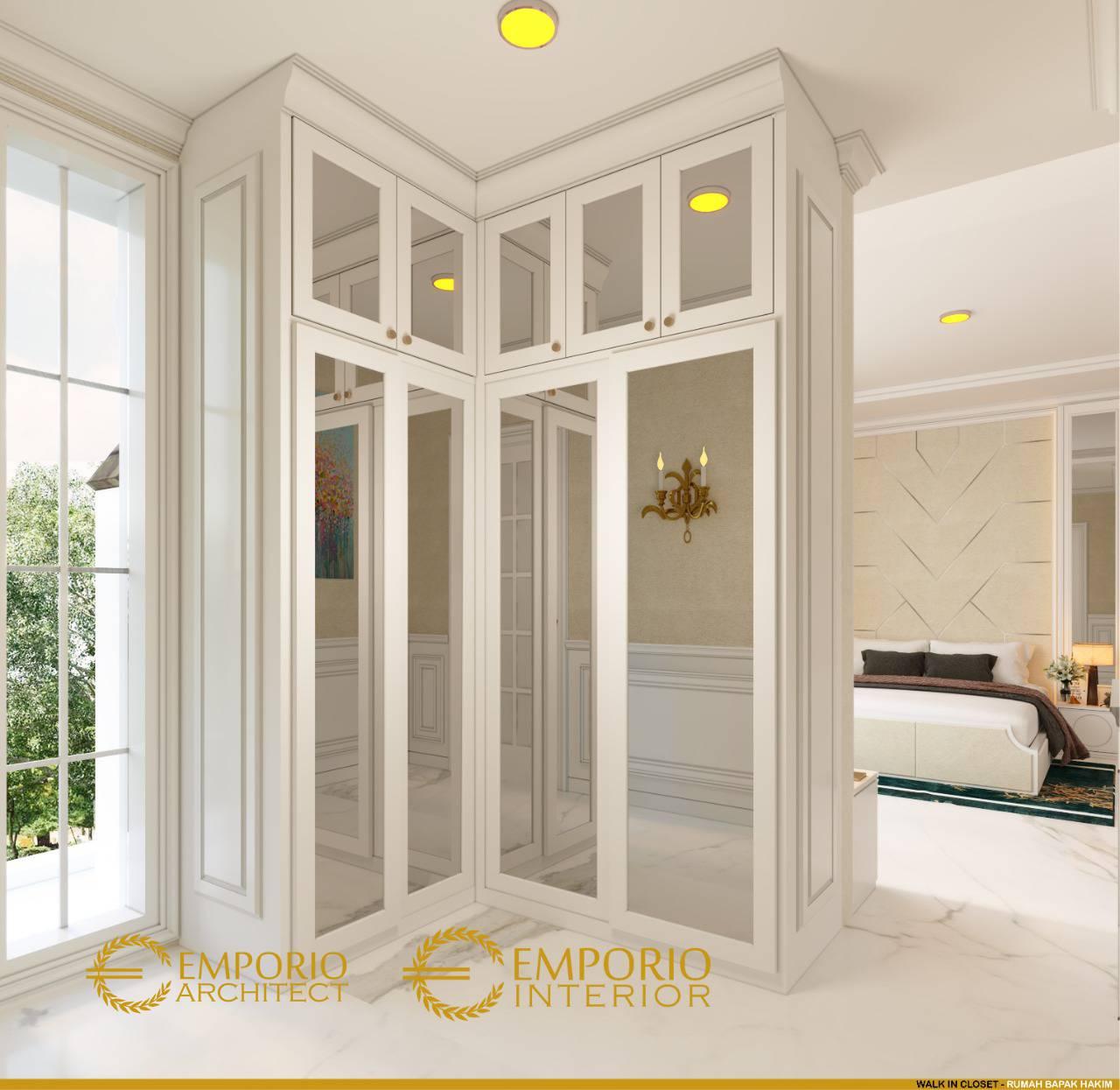 Desain Walk In Closet Rumah Unik 2 Lantai Bapak Hakim di Cibubur, Jakarta Timur 27