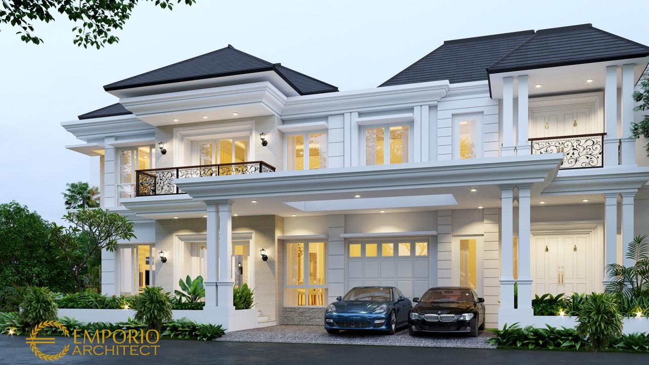 Desain Rumah Classic 2 Lantai Bapak Suherman di Cibubur, Jakarta Timur 2