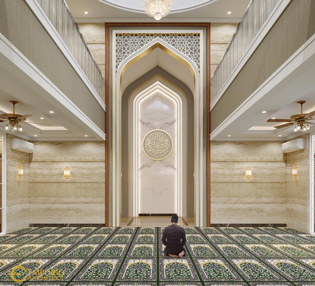 Desain Masjid Classic 2 Lantai Bapak Nasrul di Cikarang, Bekasi 3 3